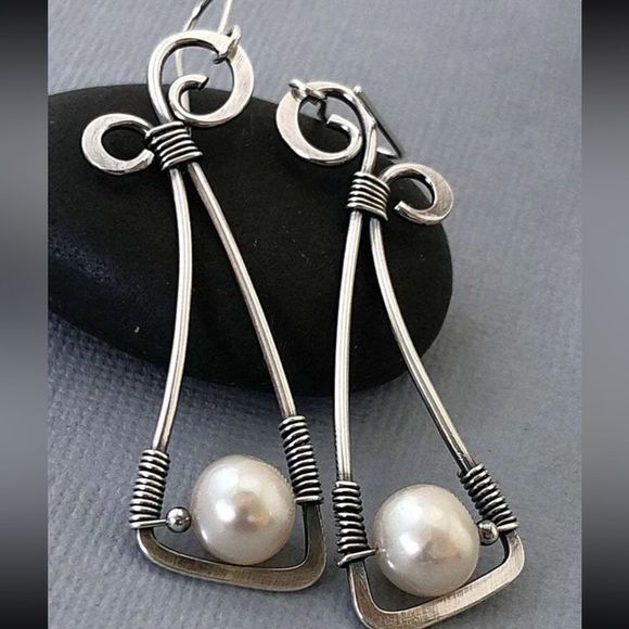 Jewelry - Faux Pearl Bohemian Fashion Earrings